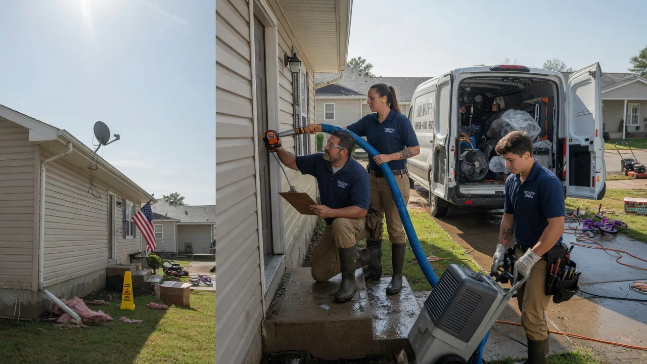 Ceiling Water Damage Restoration in Krebs, OK near me