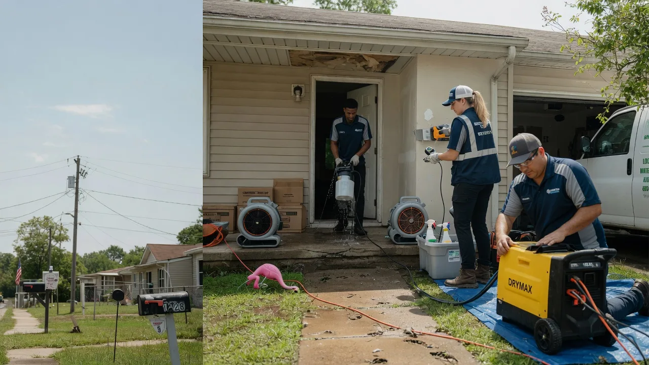 Storm Damage Water Removal in Krebs, OK near me